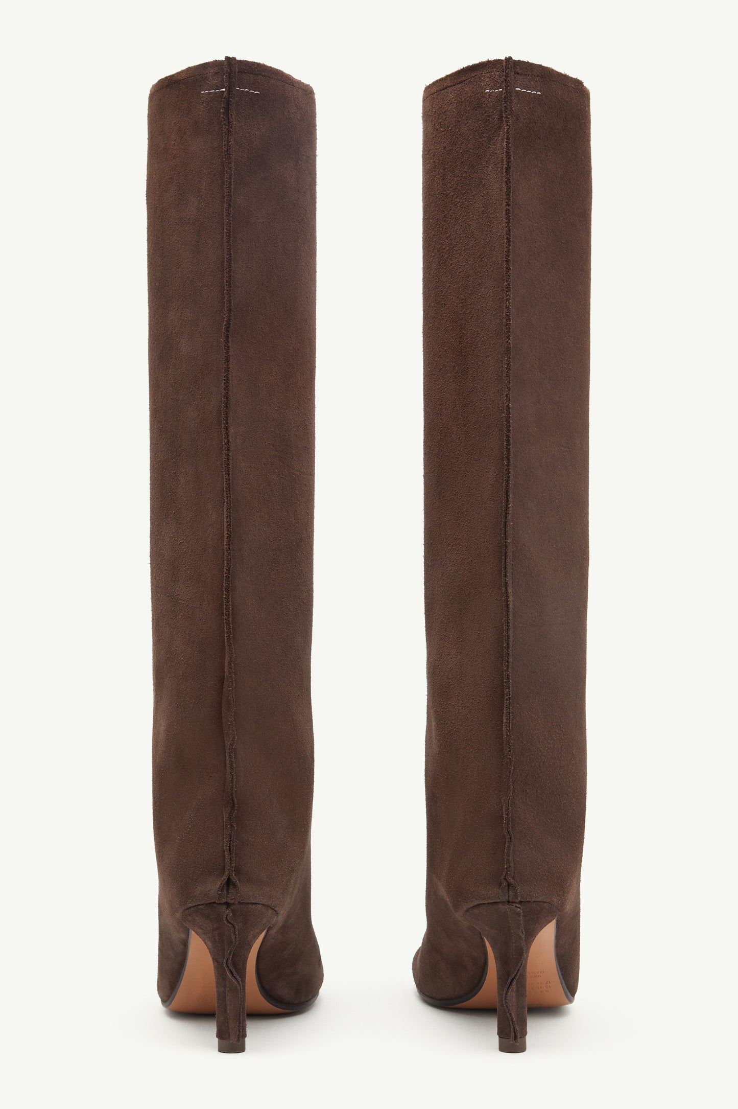 MM6 Margiela stivale scamosciato cacao