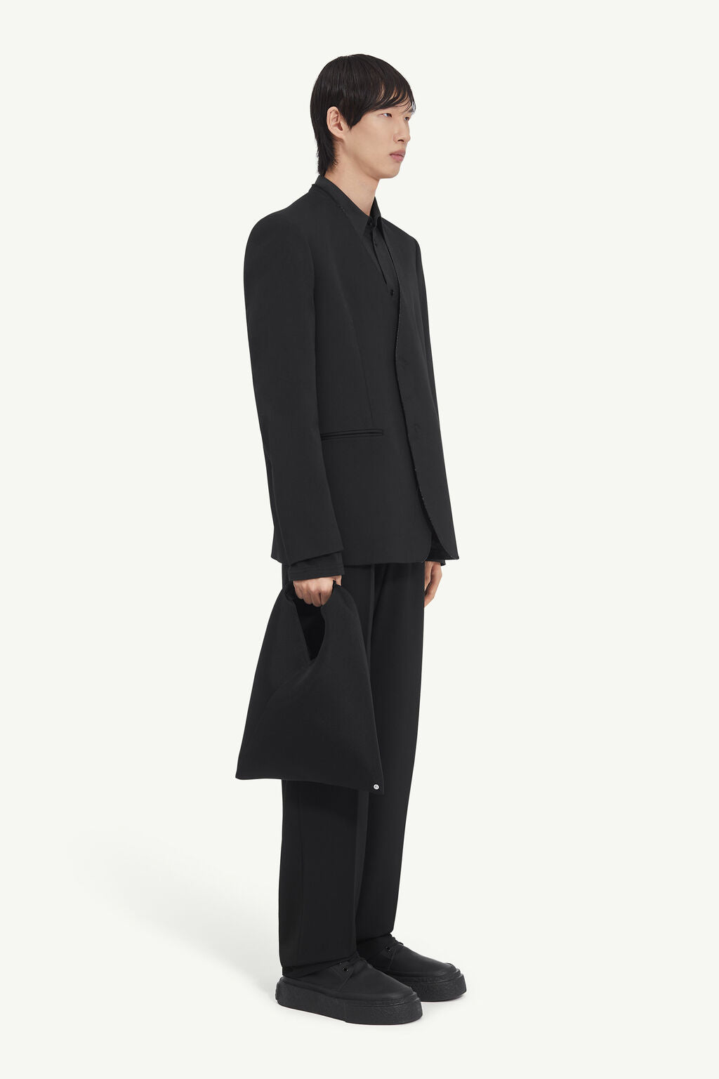 MM6 Margiela blazer con pistagna tagliata