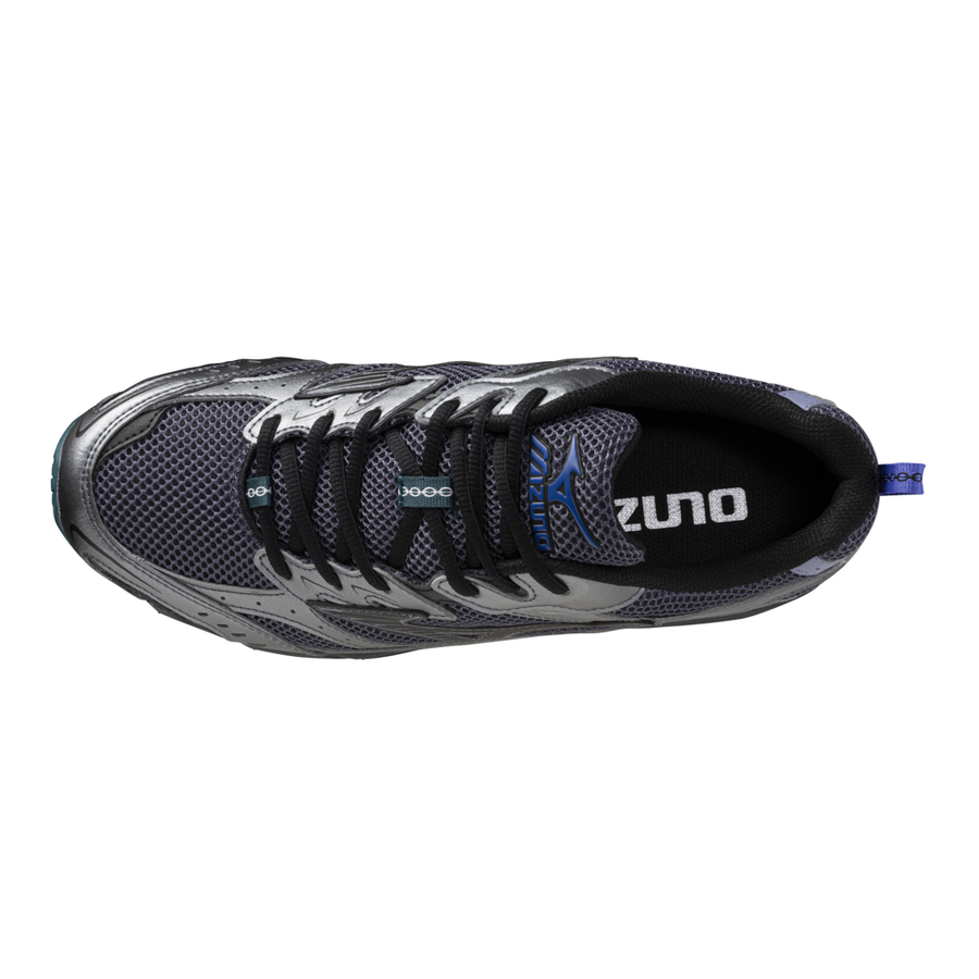Mizuno MXR sneakers donna tela scura con dettagli neri e antracite