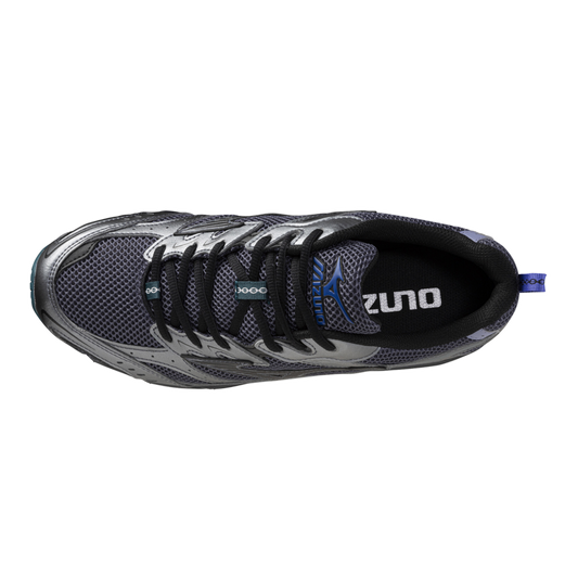 Mizuno MXR sneakers donna tela scura con dettagli neri e antracite