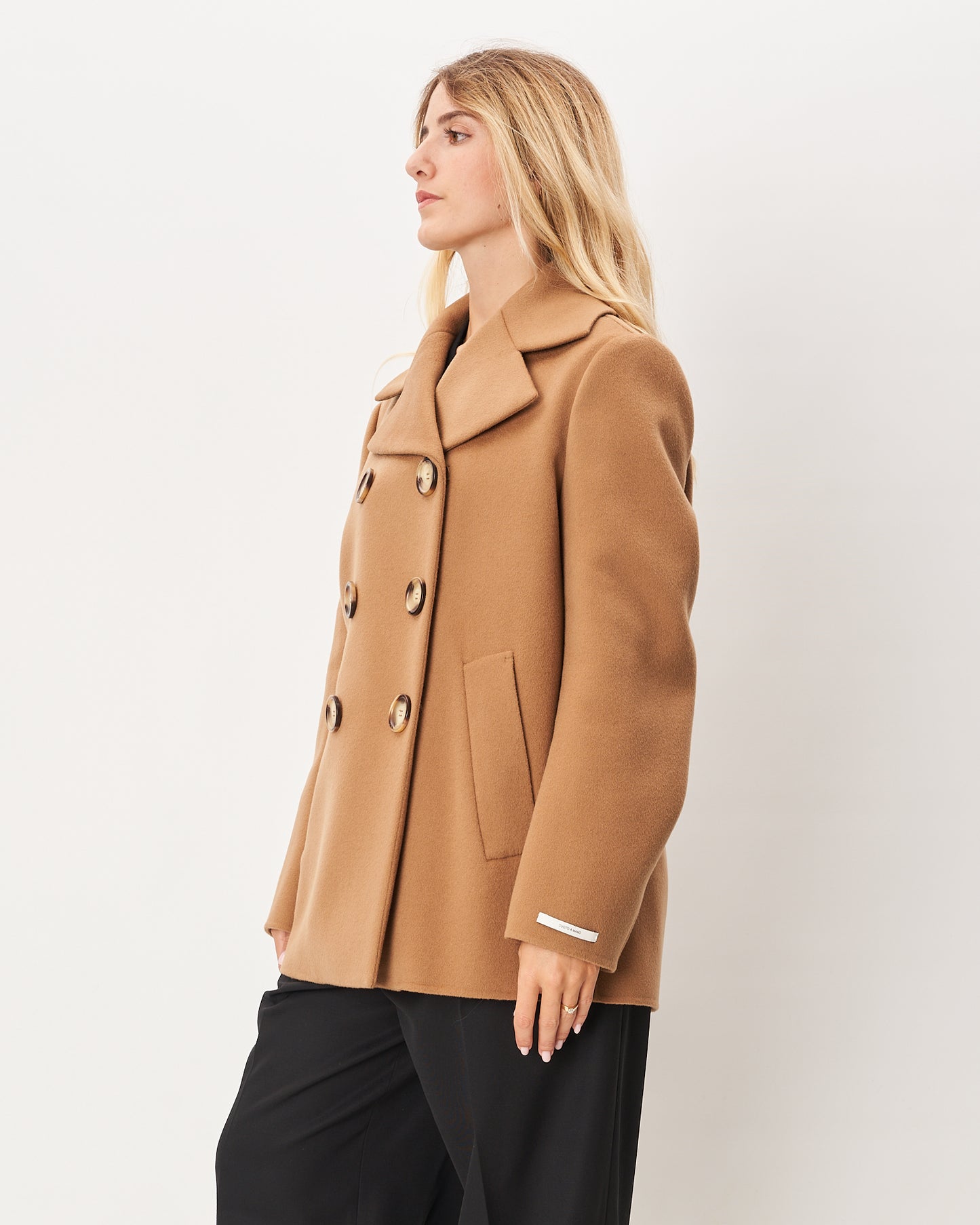 Sportmax pea coat cammello