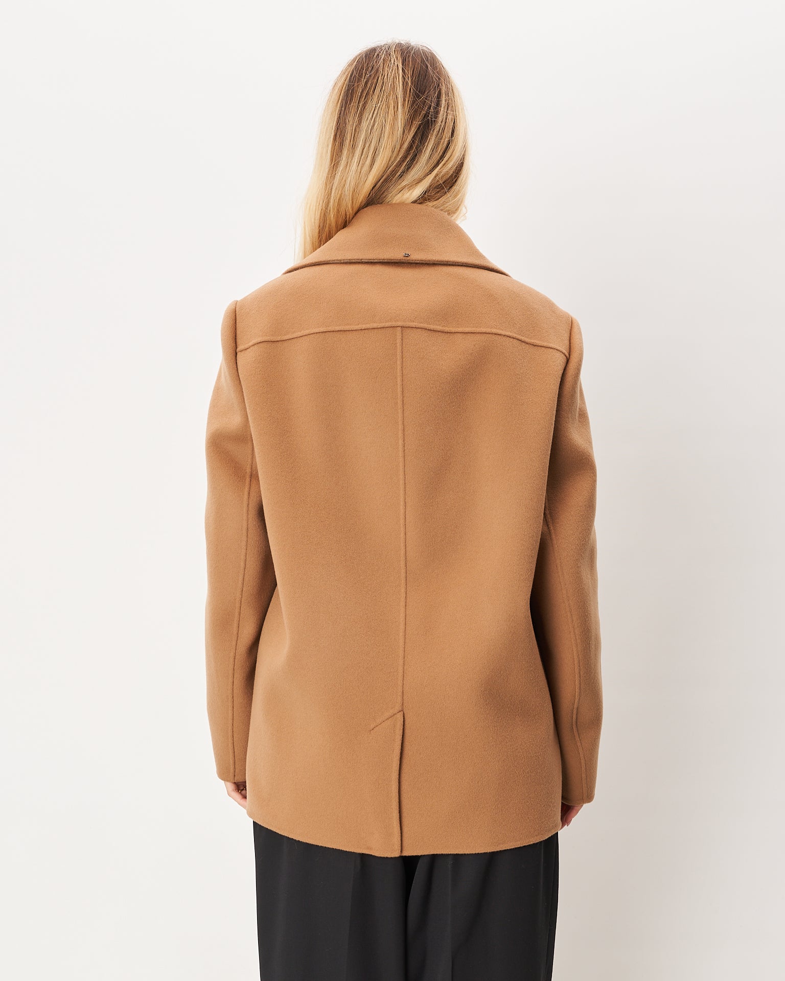 Sportmax pea coat cammello