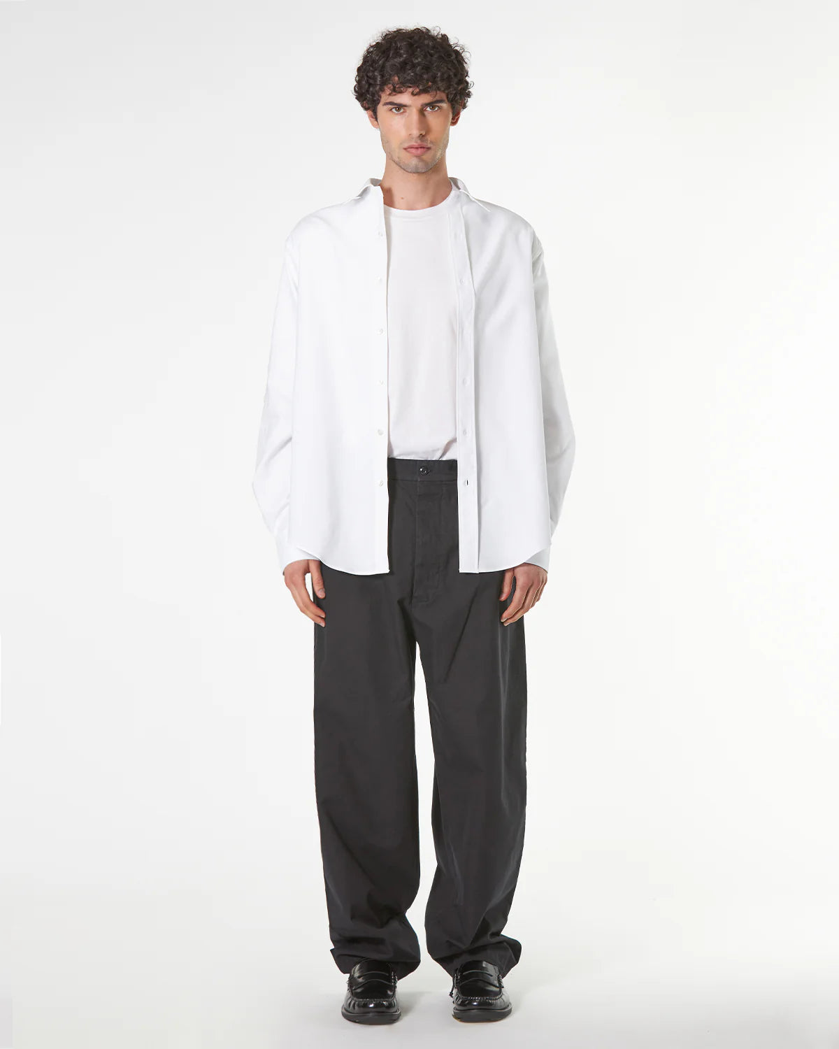 Cellar Door panta baggy nero in cotone