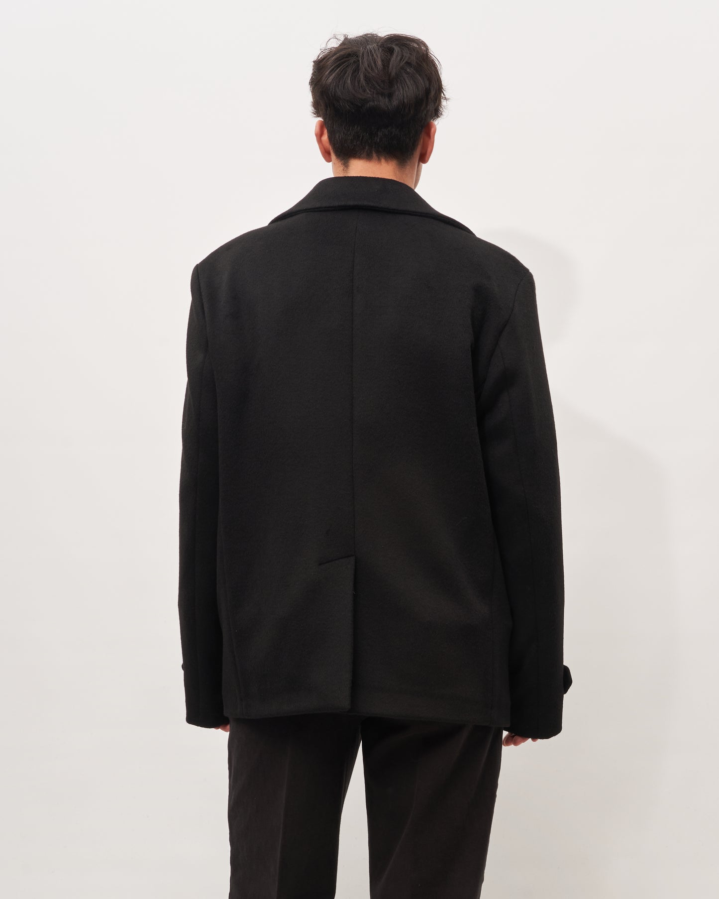 The Editor pea coat blu
