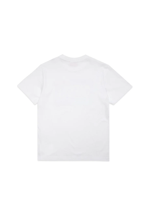 Diesel t-shirt bianca logo a pennello | Al Monello - Barbieri