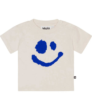 Molo t-shirt gesso stampa smile | Al Monello - Barbieri