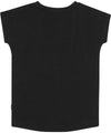 Molo t-shirt nera maxi stampa gatto