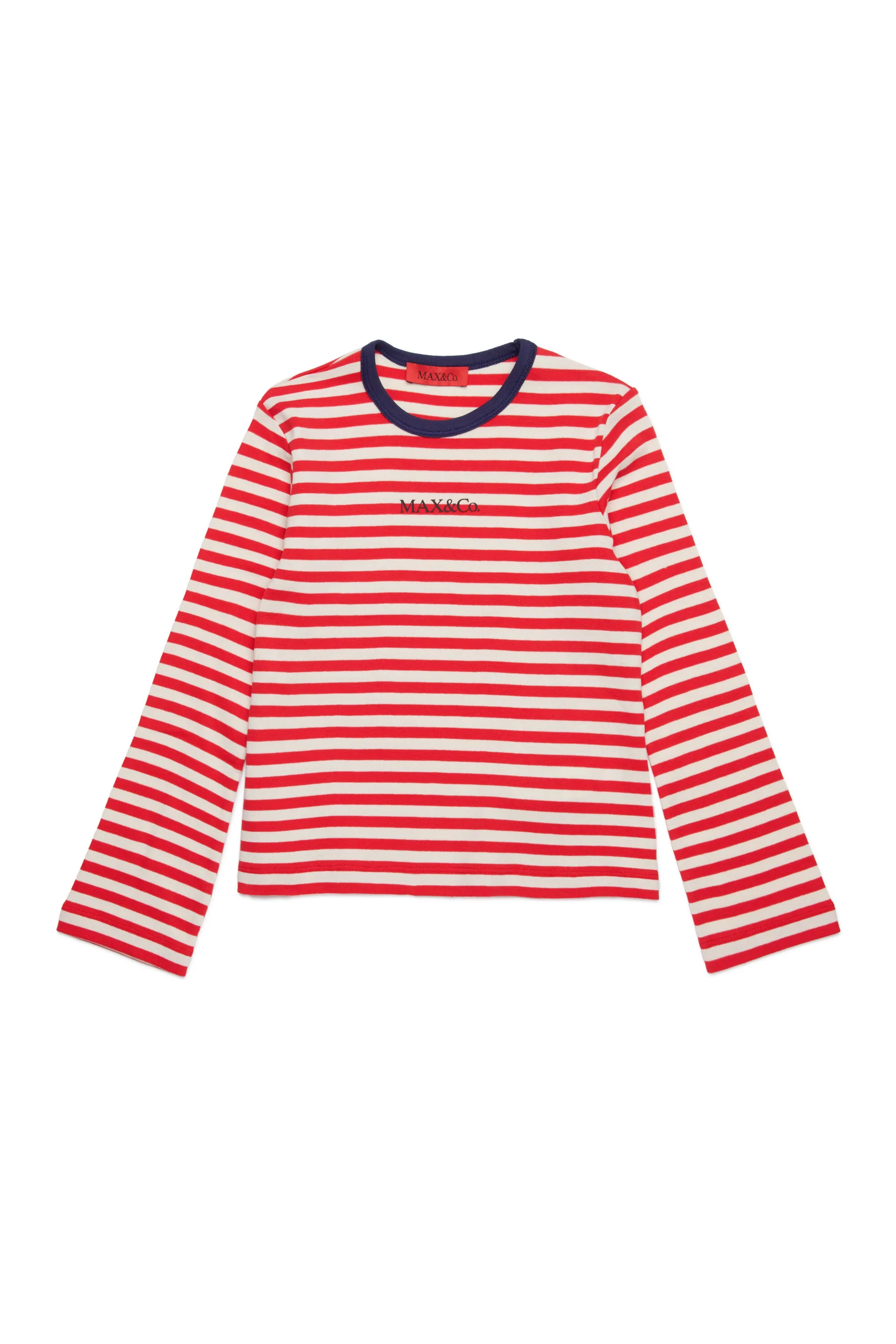 Max&Co t-shirt a righe bianche e rosse