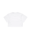MM6 for Kids t-shirt bianca cropped porta logo