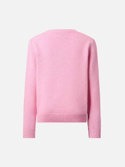 MC2 Saint Barth Maglione in misto cashmere con jacquard Favolosa