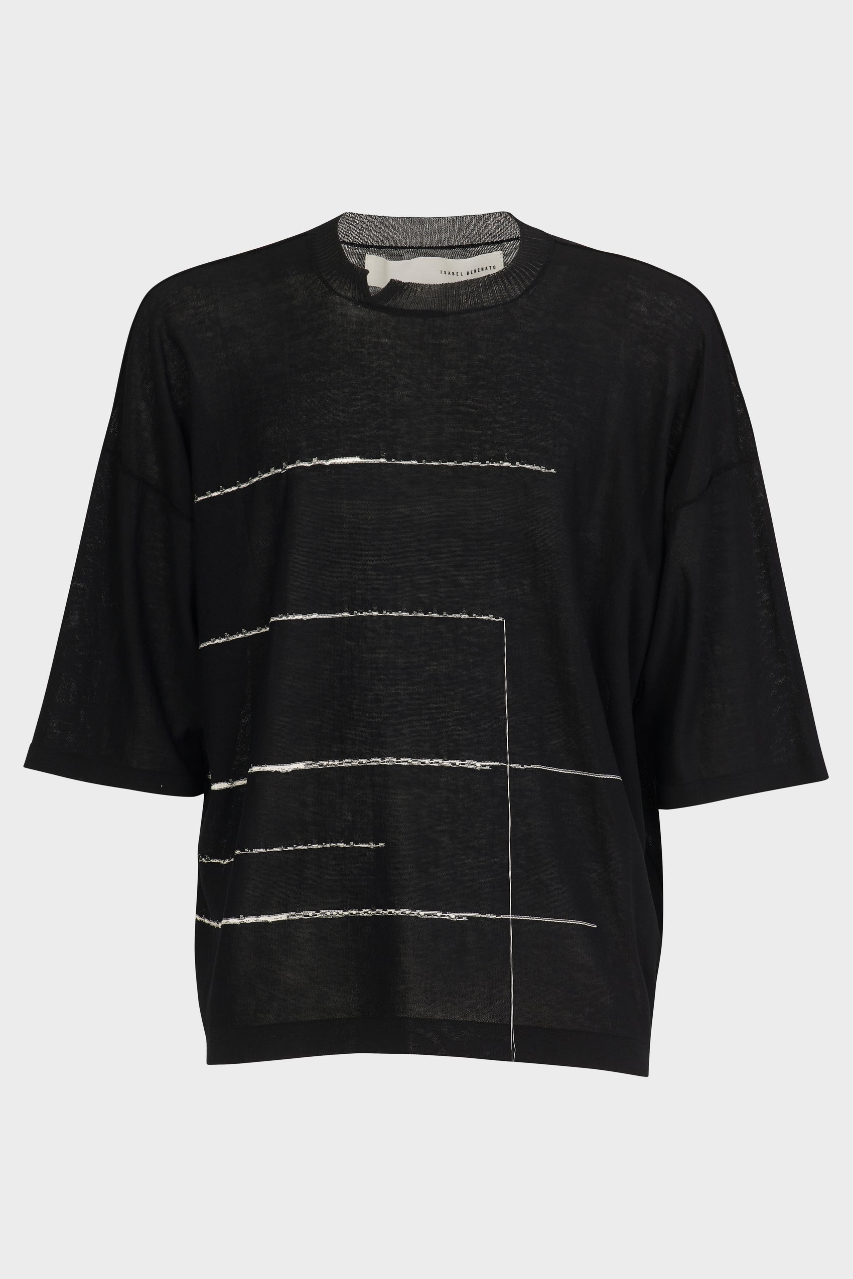 Isabel Benenato t-shirt in filo