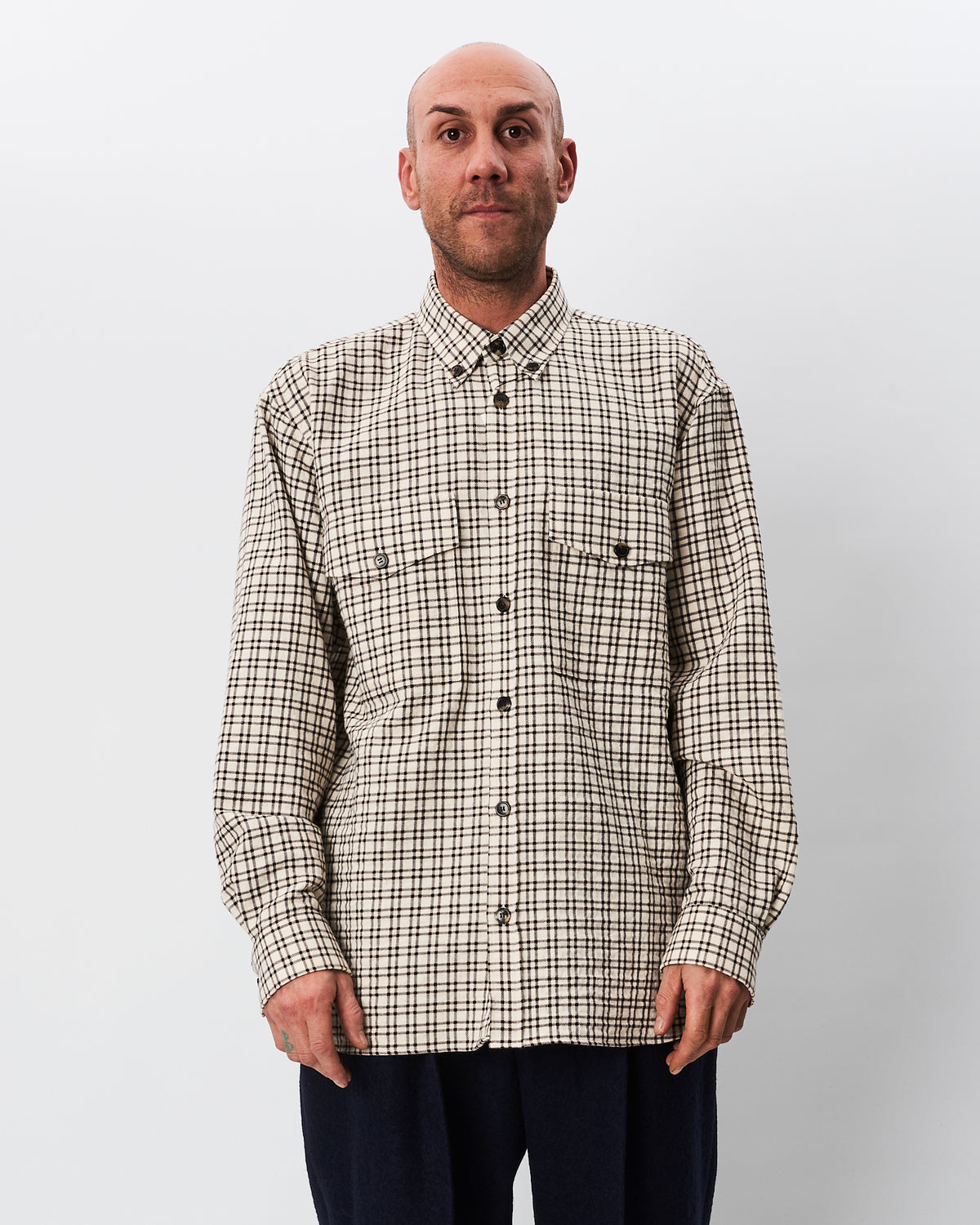 Dries Van Noten camicia quadri