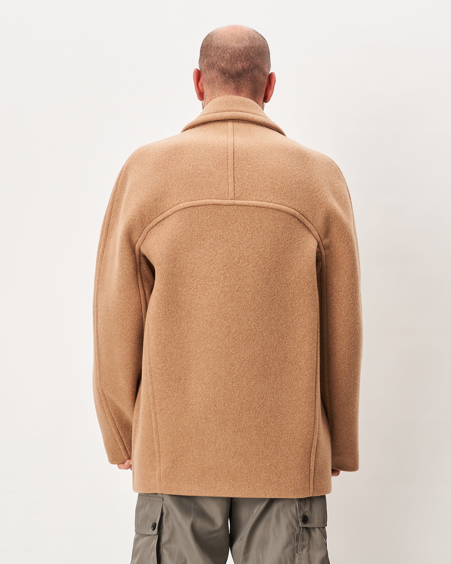 Dries Van Noten pea coat cammello