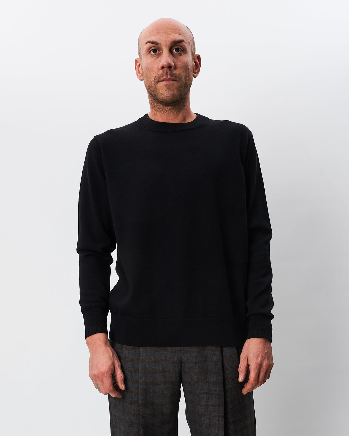 Dries Van Noten maglia nera in cachemere