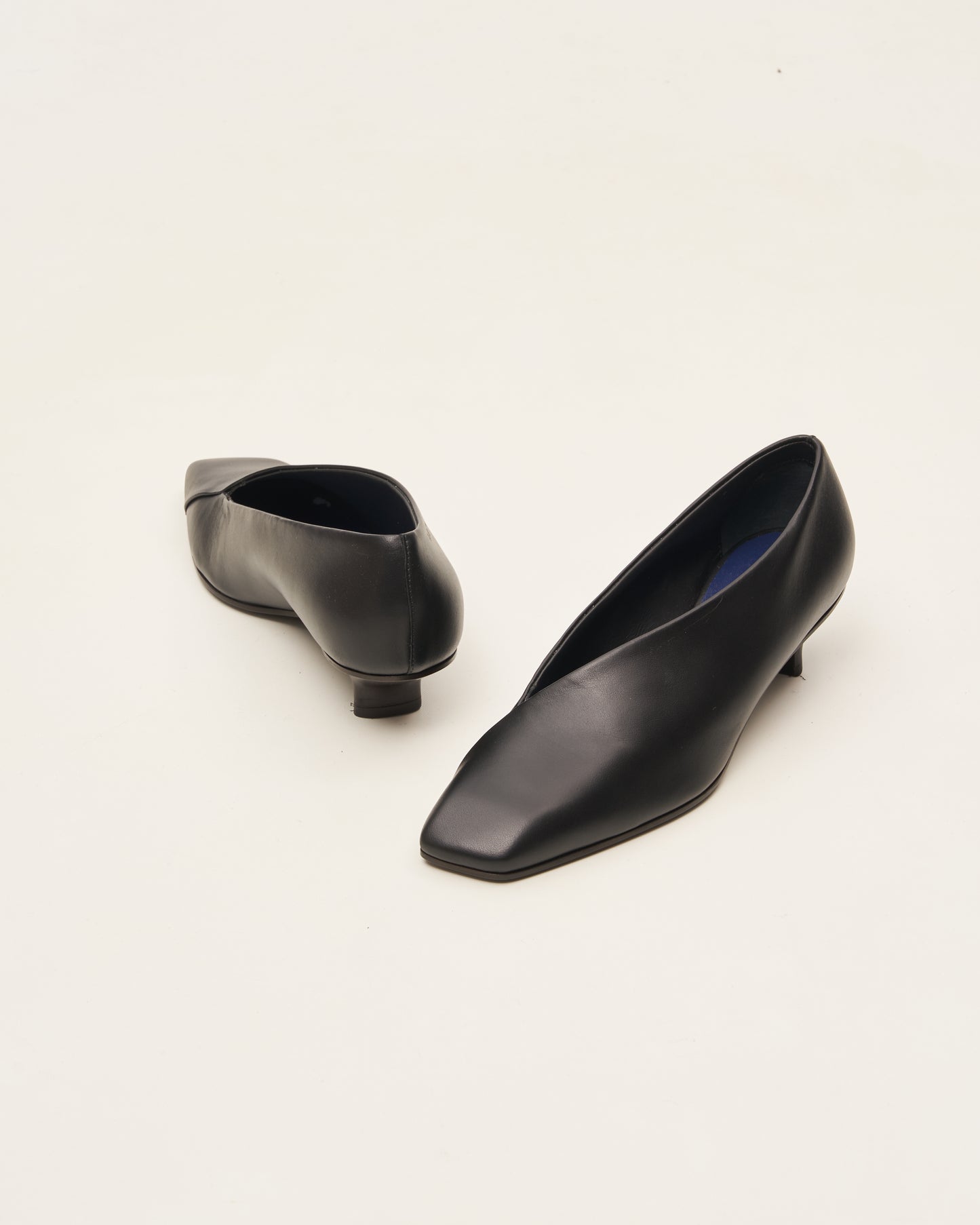 Neighbors black square-toe Chanel