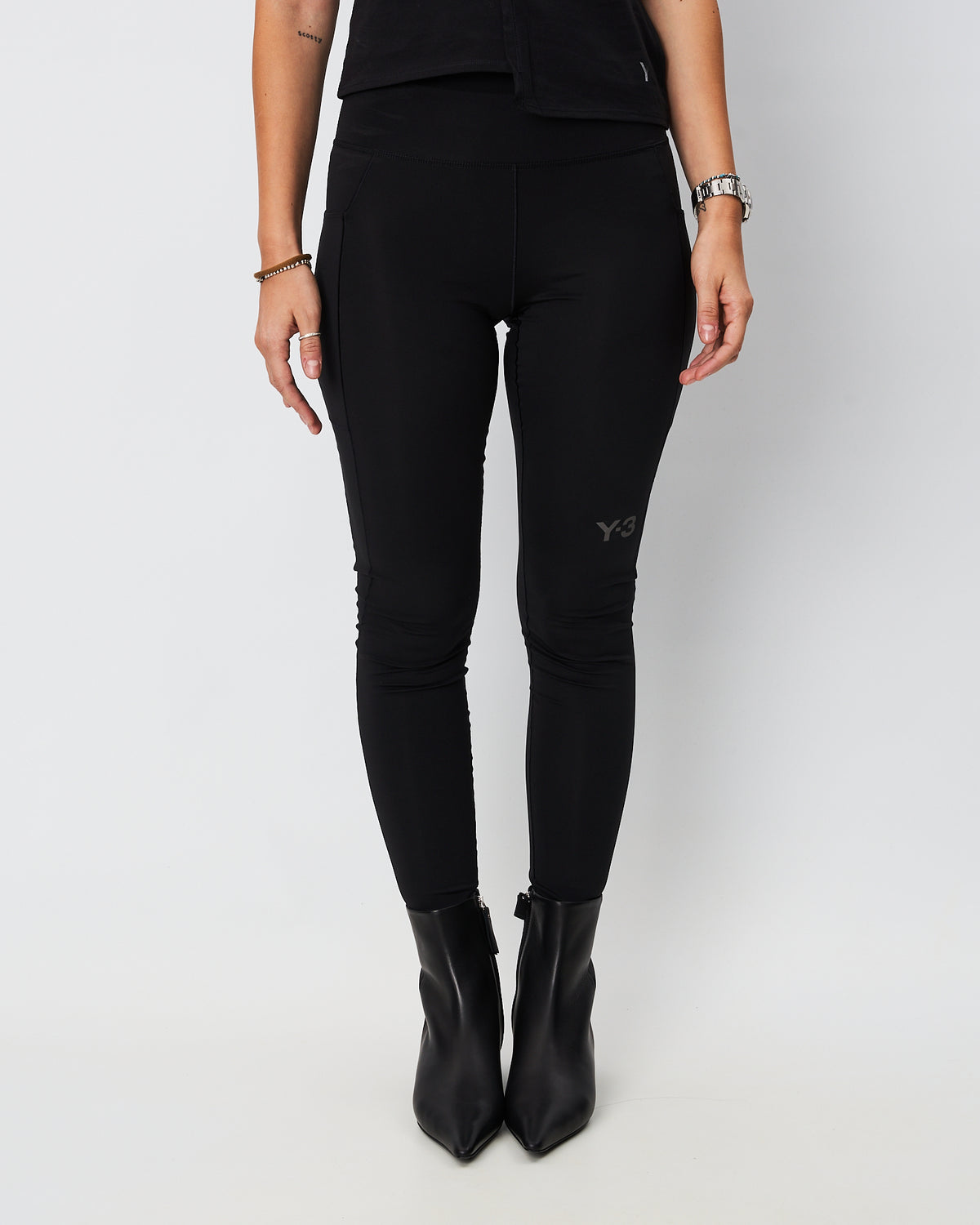 Y3 Yamamoto leggins tecnico nero