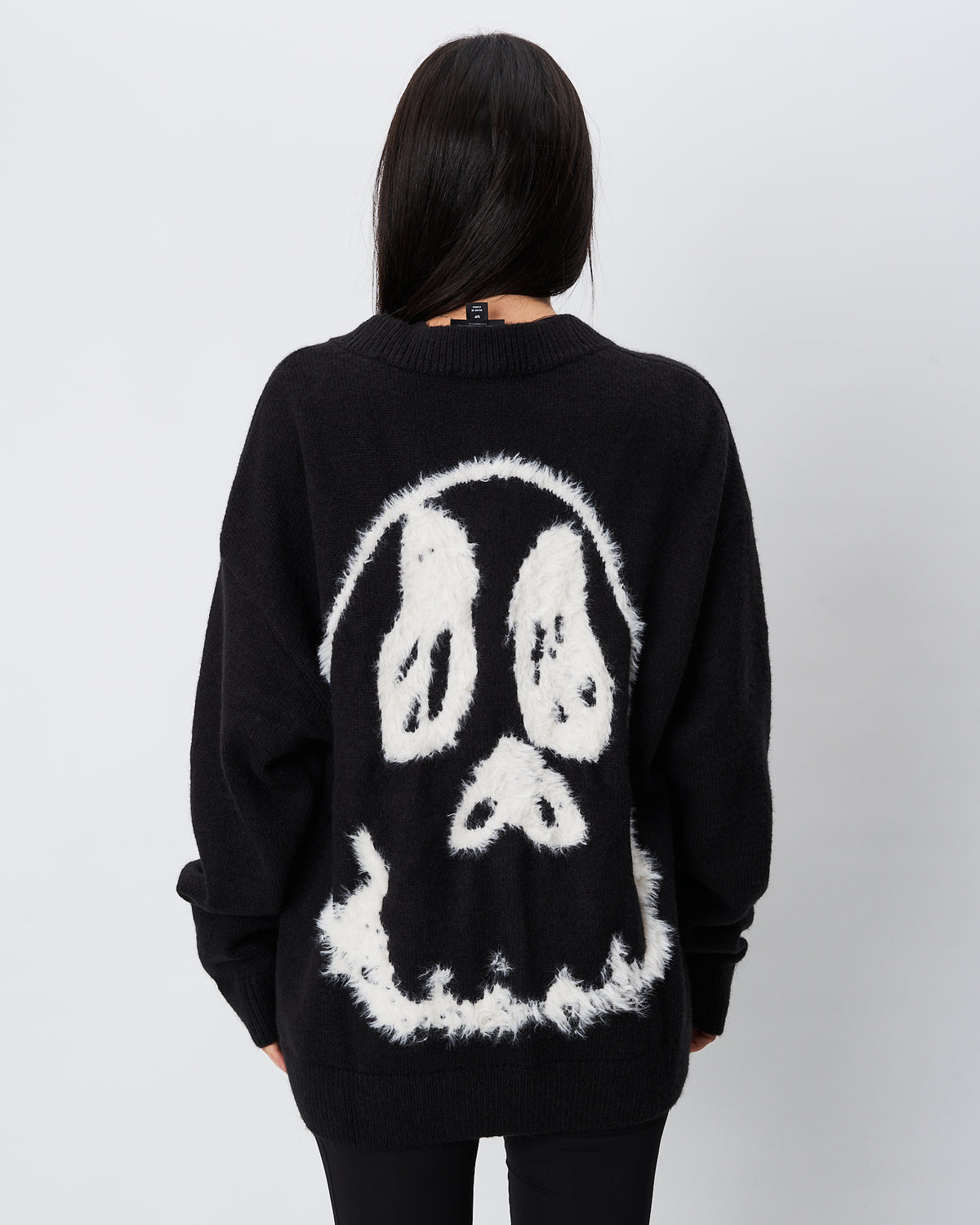 Y3 Yamamoto maglia nera no gender con grafica Chito