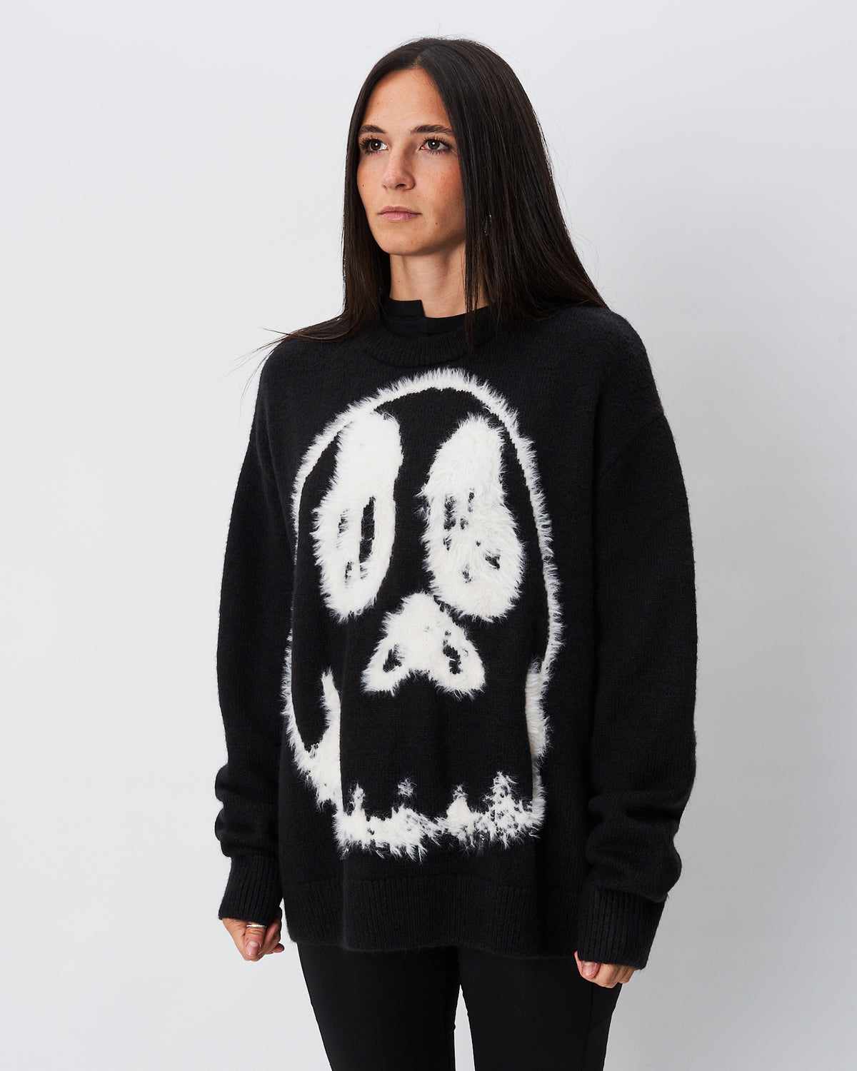 Y3 Yamamoto maglia nera no gender con grafica Chito