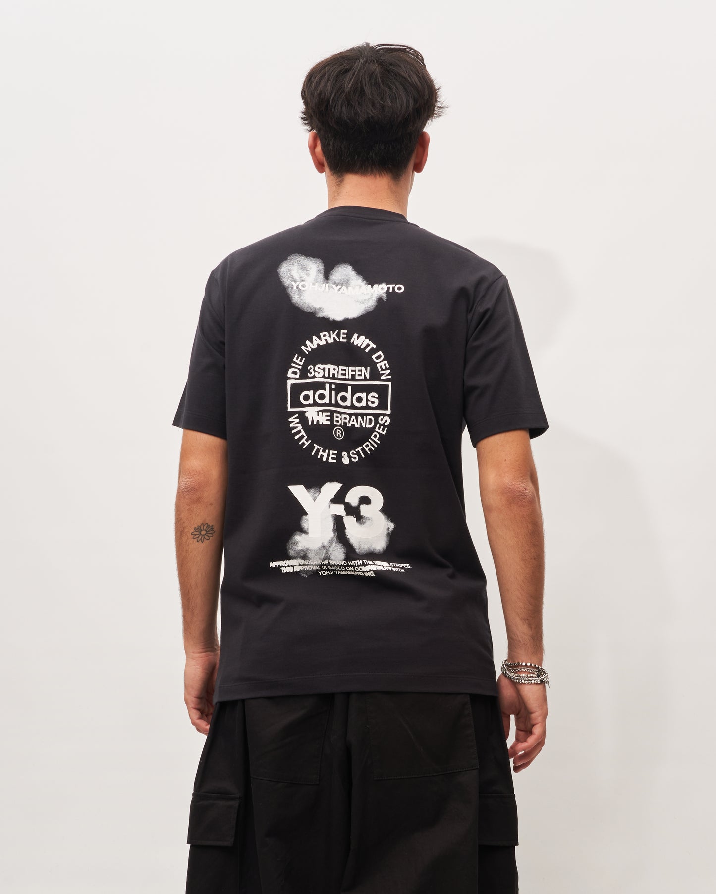 Y3 Yamamoto back logo t-shirt