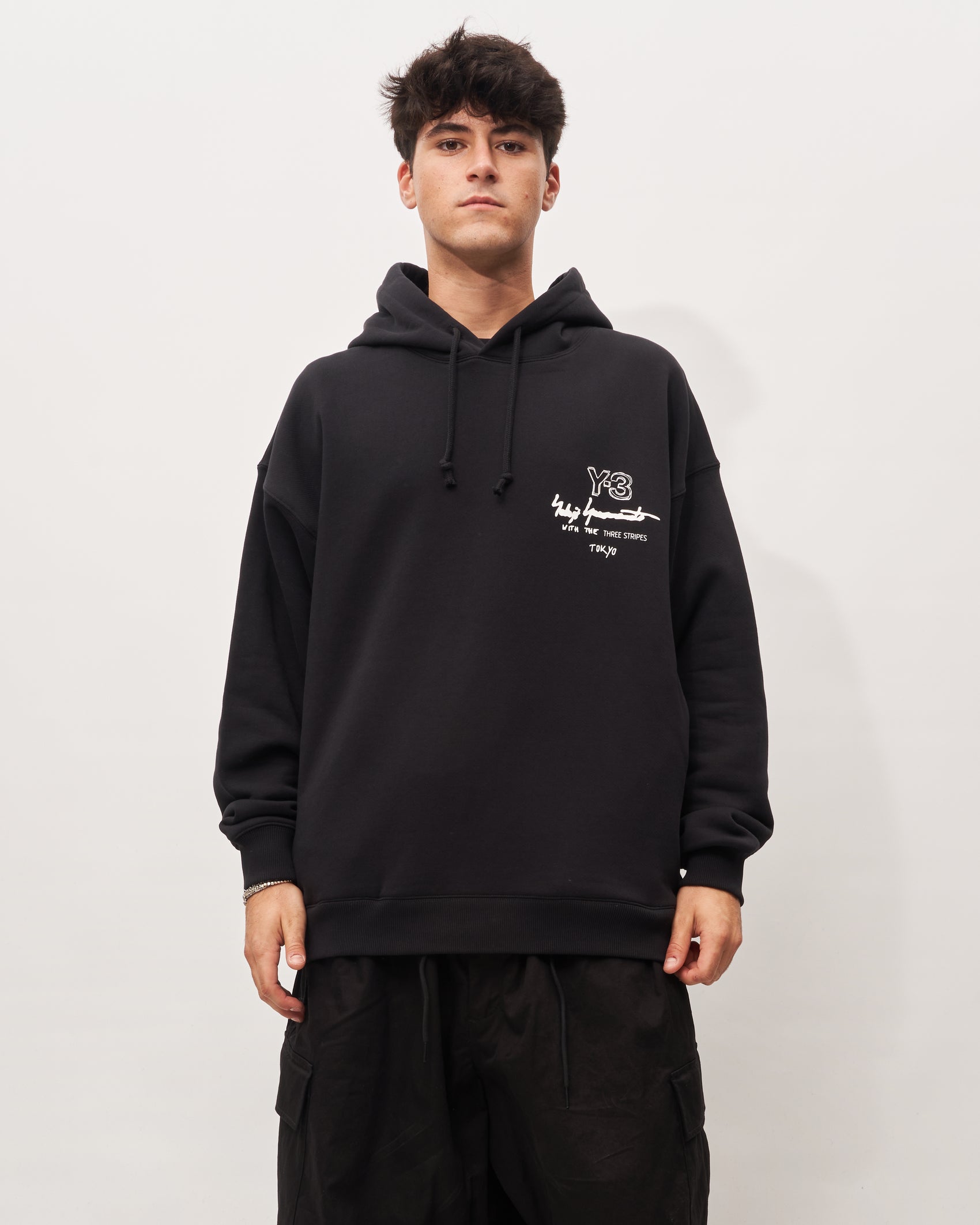 Y3 Yamamoto felpa con cappuccio
