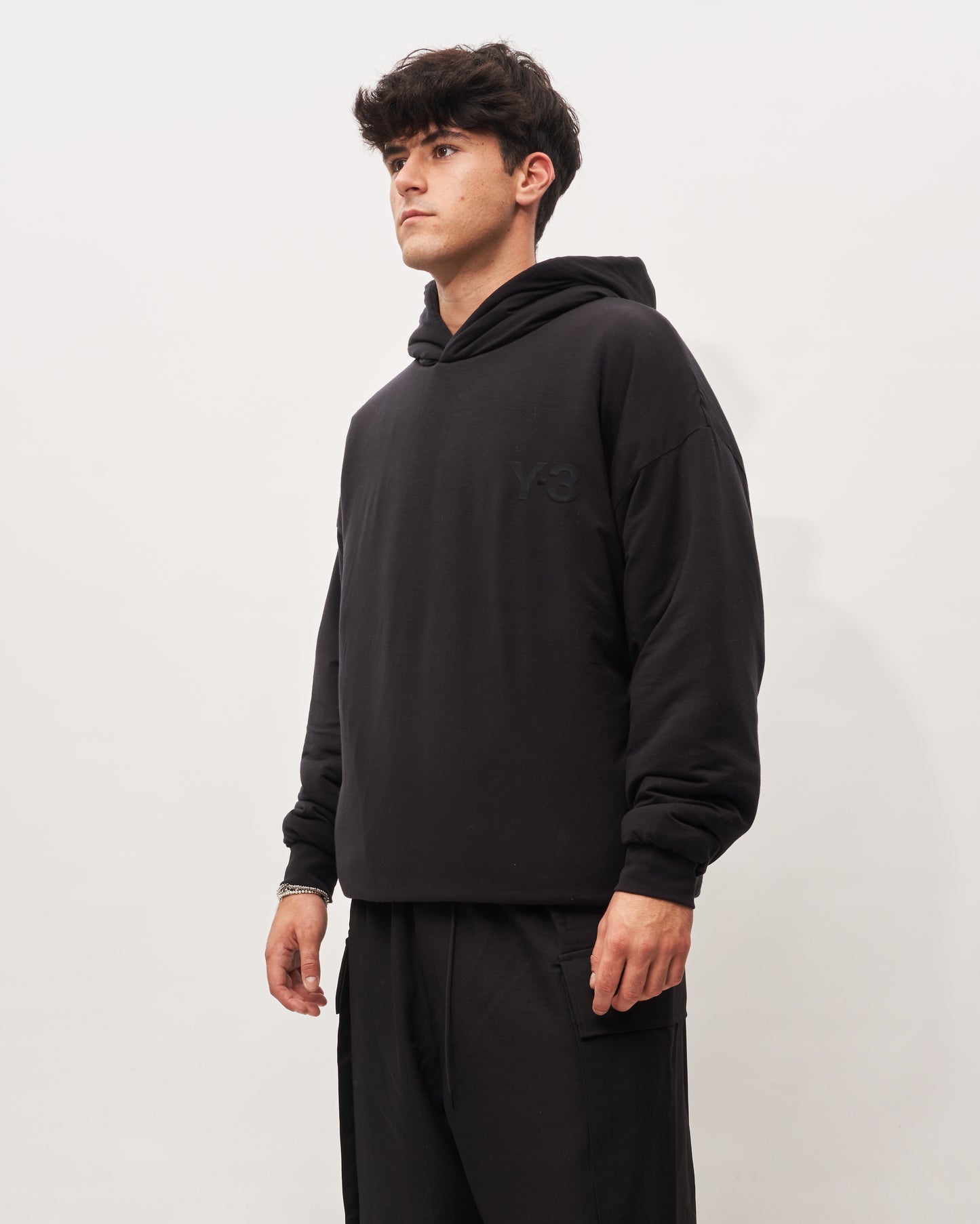 Y3 Yamamoto black padded sweatshirt
