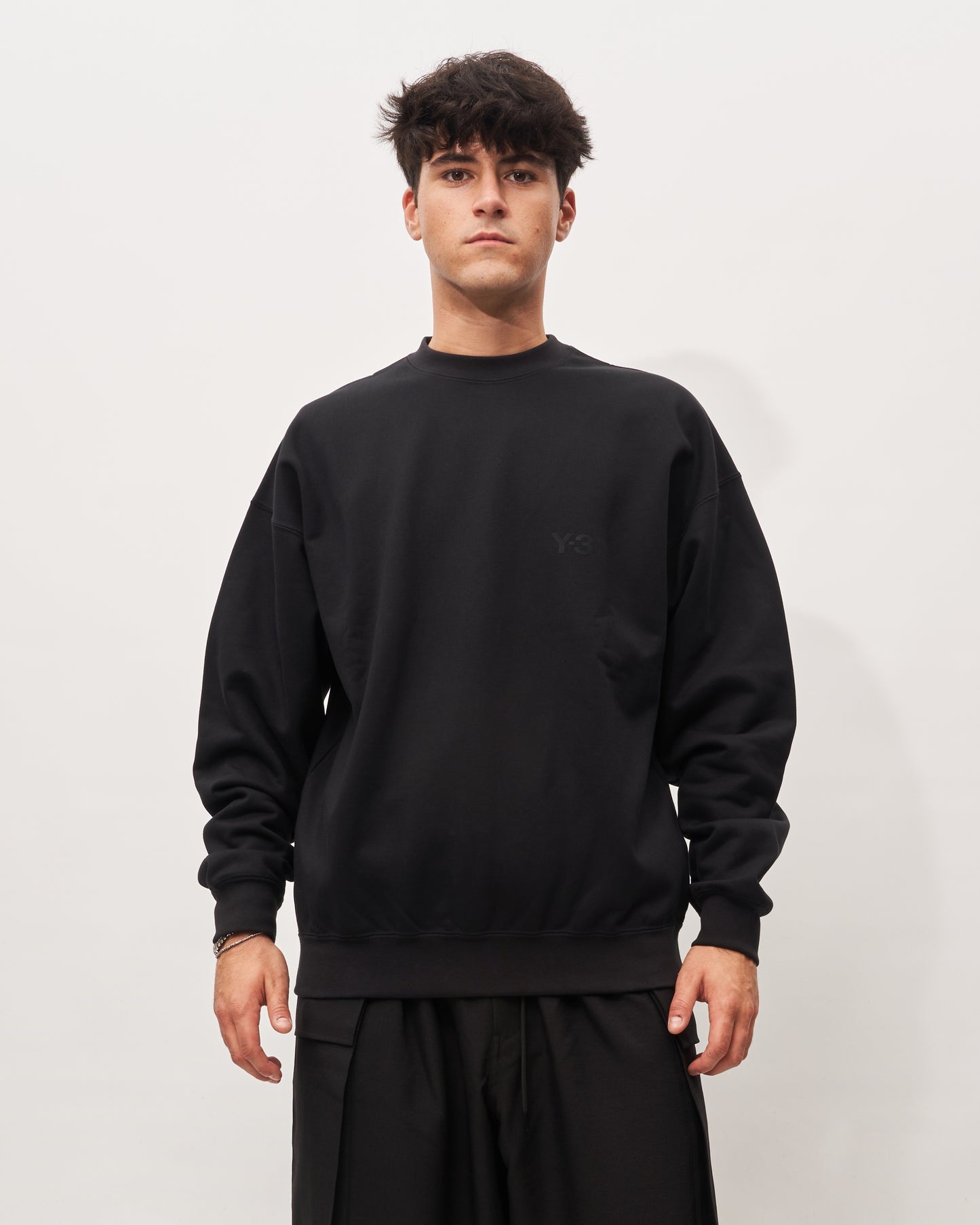 Y3 Yamamoto basic black sweatshirt