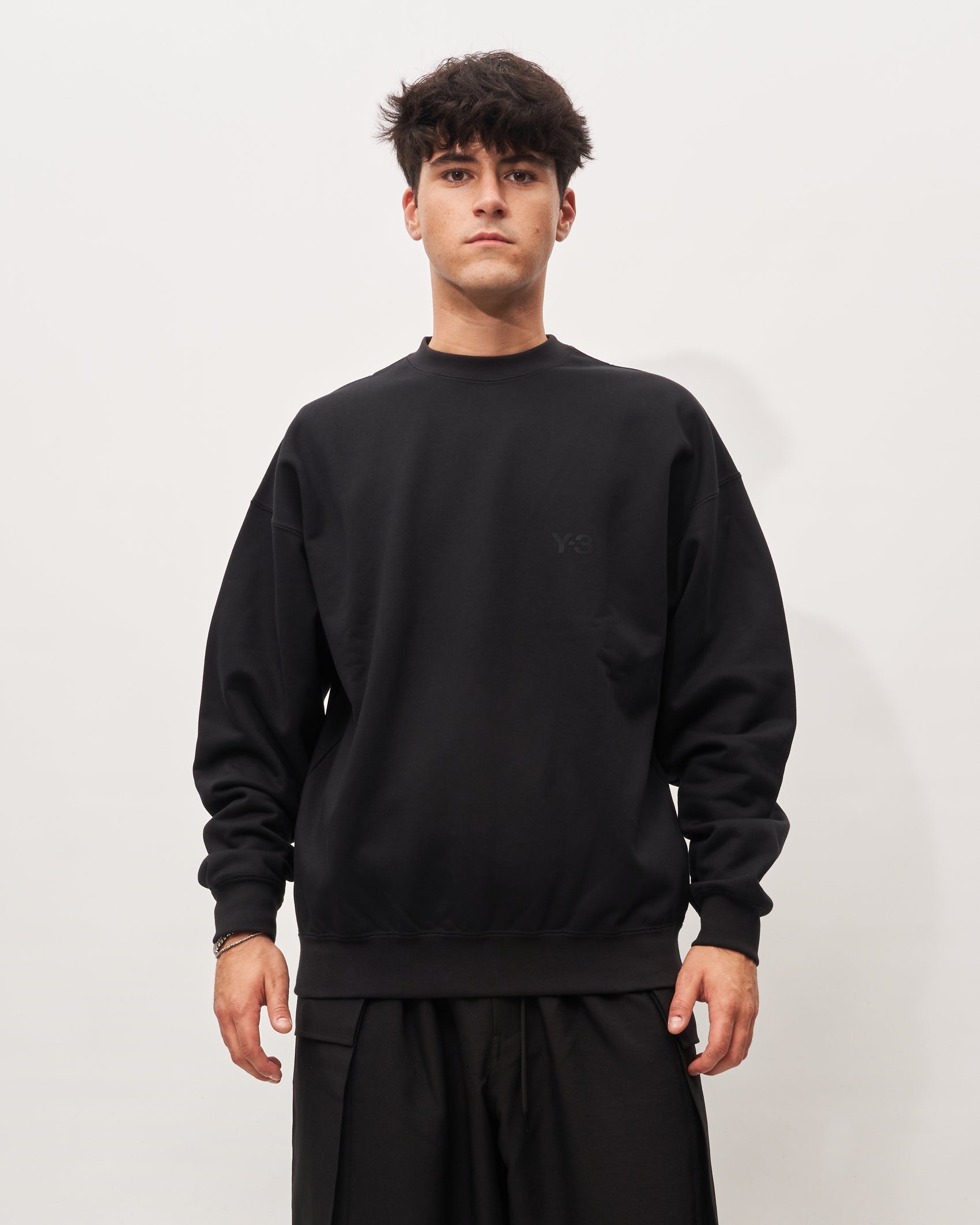 Y3 Yamamoto basic black sweatshirt