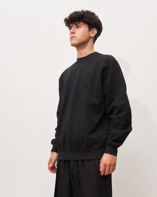 Y3 Yamamoto basic black sweatshirt