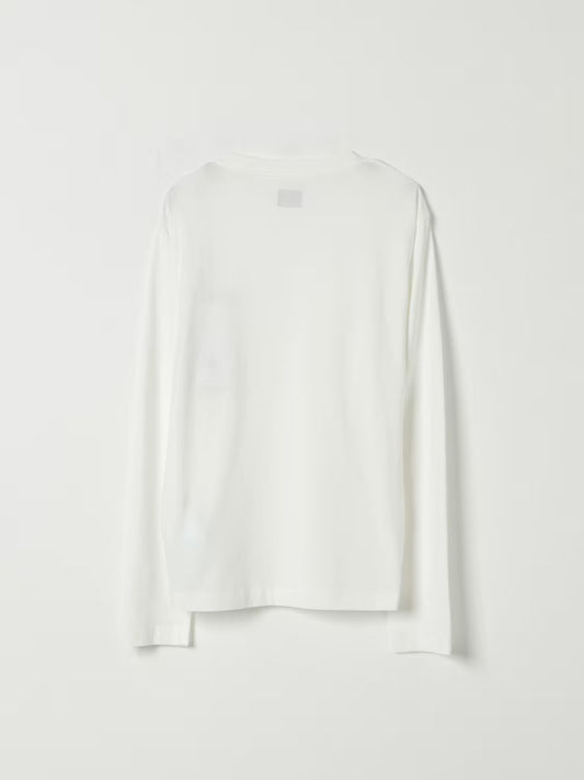 C.P. Company t-shirt a maniche lunghe bianca