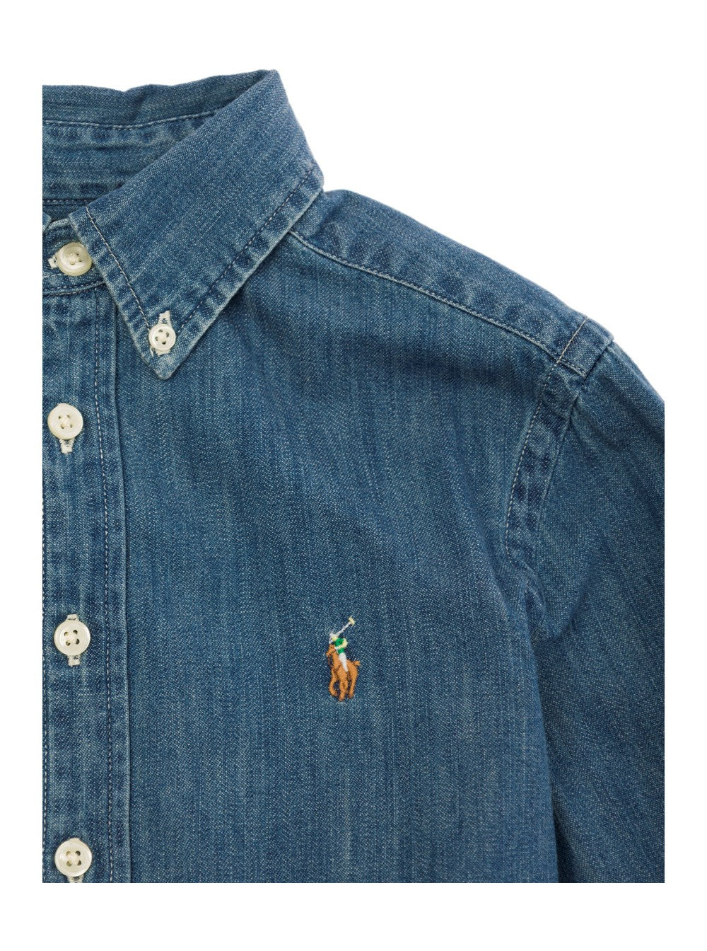 Polo Ralph Lauren Camicia effetto denim