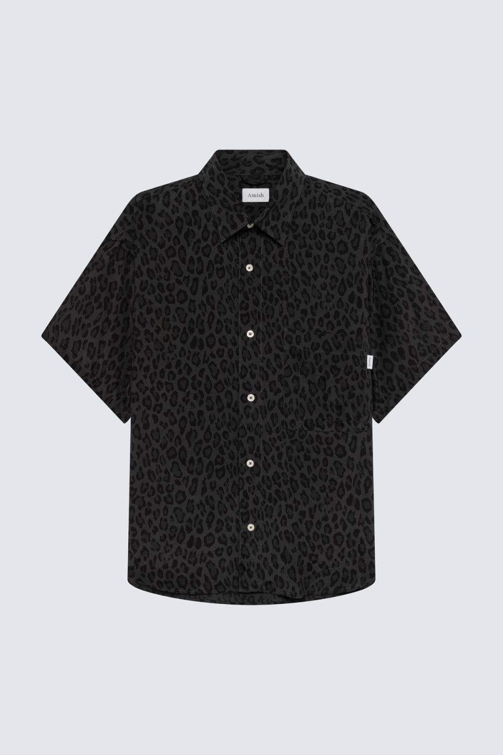 Amish camicia stampa leo