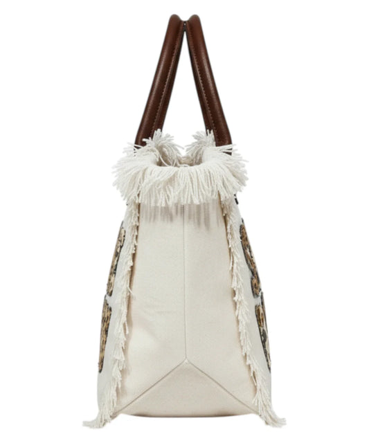 MC2 SAINT BARTH Vanity Bag con patch animalier