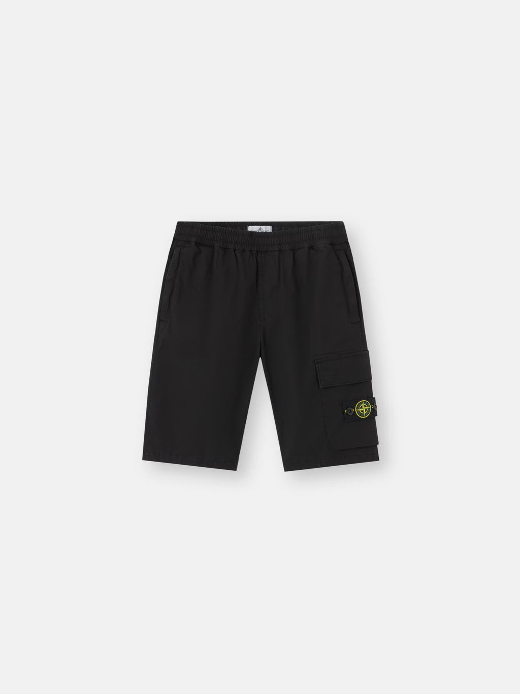 Stone Island Bermuda cargo neri vestibilità regular