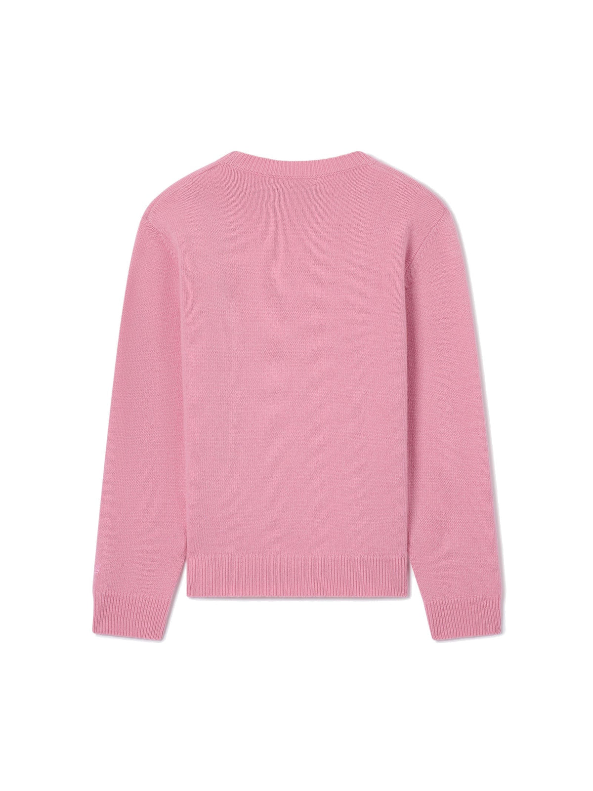 MC2 Saint Barth Maglia girocollo rosa con scritta Monella