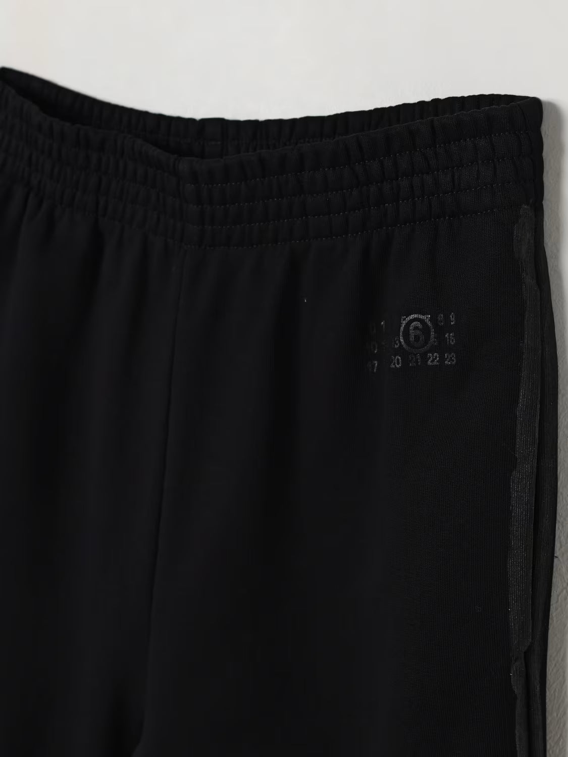 MM6 Margiela Pantalone in cotone nero