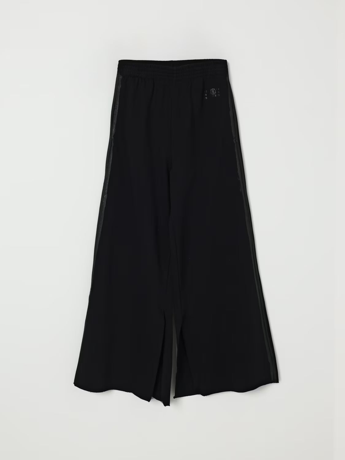 MM6 Margiela Pantalone in cotone nero