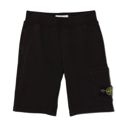 Stone Island Bermuda felpa nera