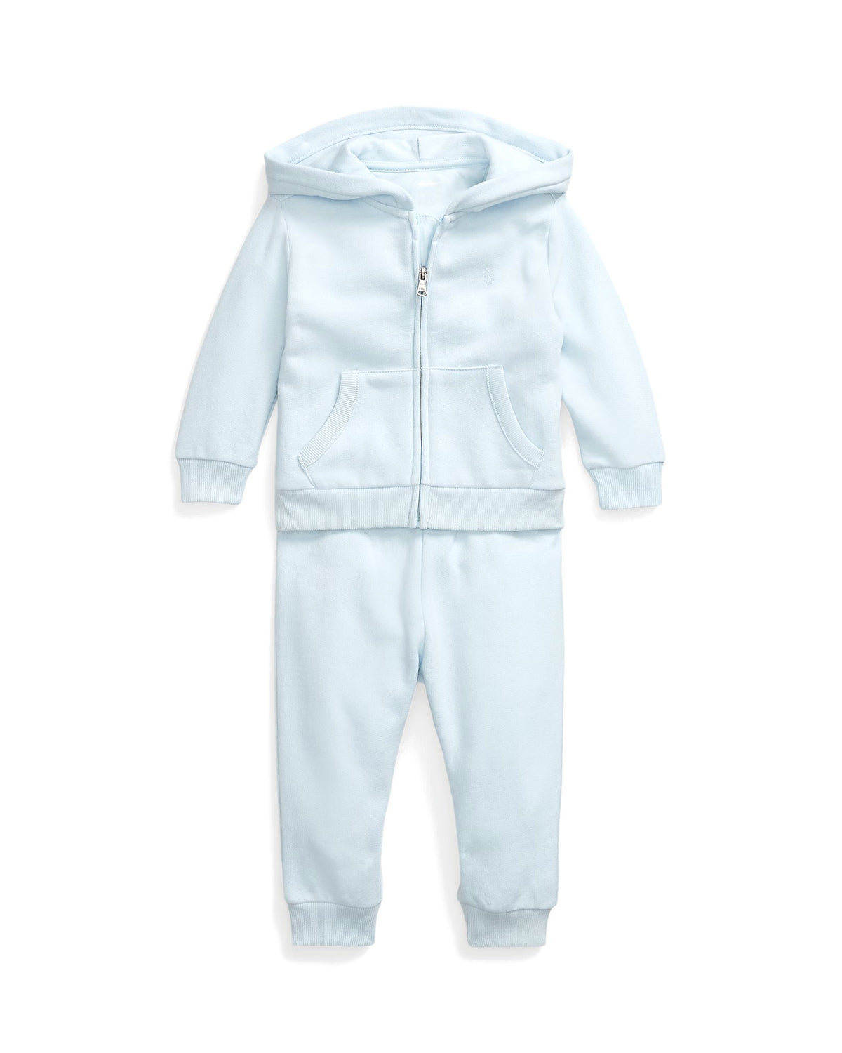 Polo Ralph Lauren Completo felpa con cappuccio e pantalone azzurro