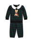 Polo Ralph Lauren Completo felpa e pantalone scozzesi con Polo Bear