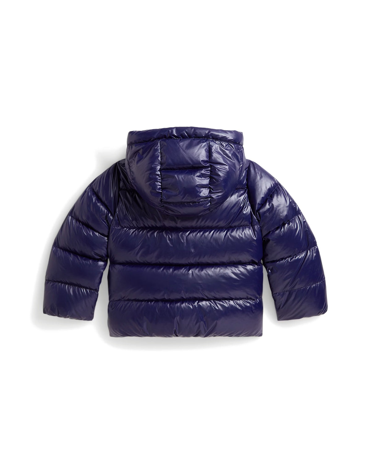 Polo Ralph Lauren Piumino blu lucido con cappuccio