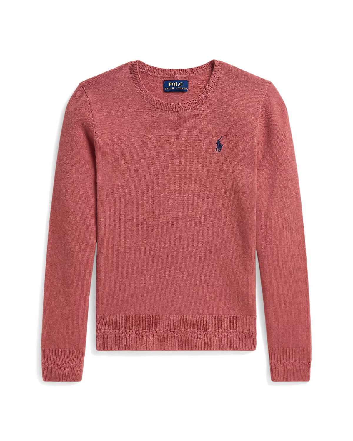 Polo Ralph Lauren Maglione girocollo rosa in lana