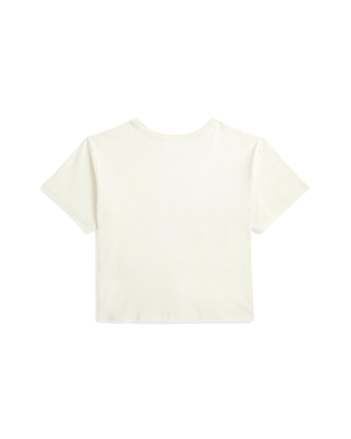 Polo Ralph Lauren T-shirt beige con stemma ricamato
