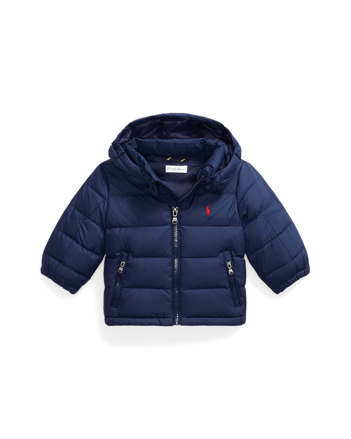 Polo Ralph Lauren Piumino Gorham blu con cappuccio