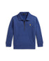 Polo Ralph Lauren Felpa royal con colletto e mezza zip