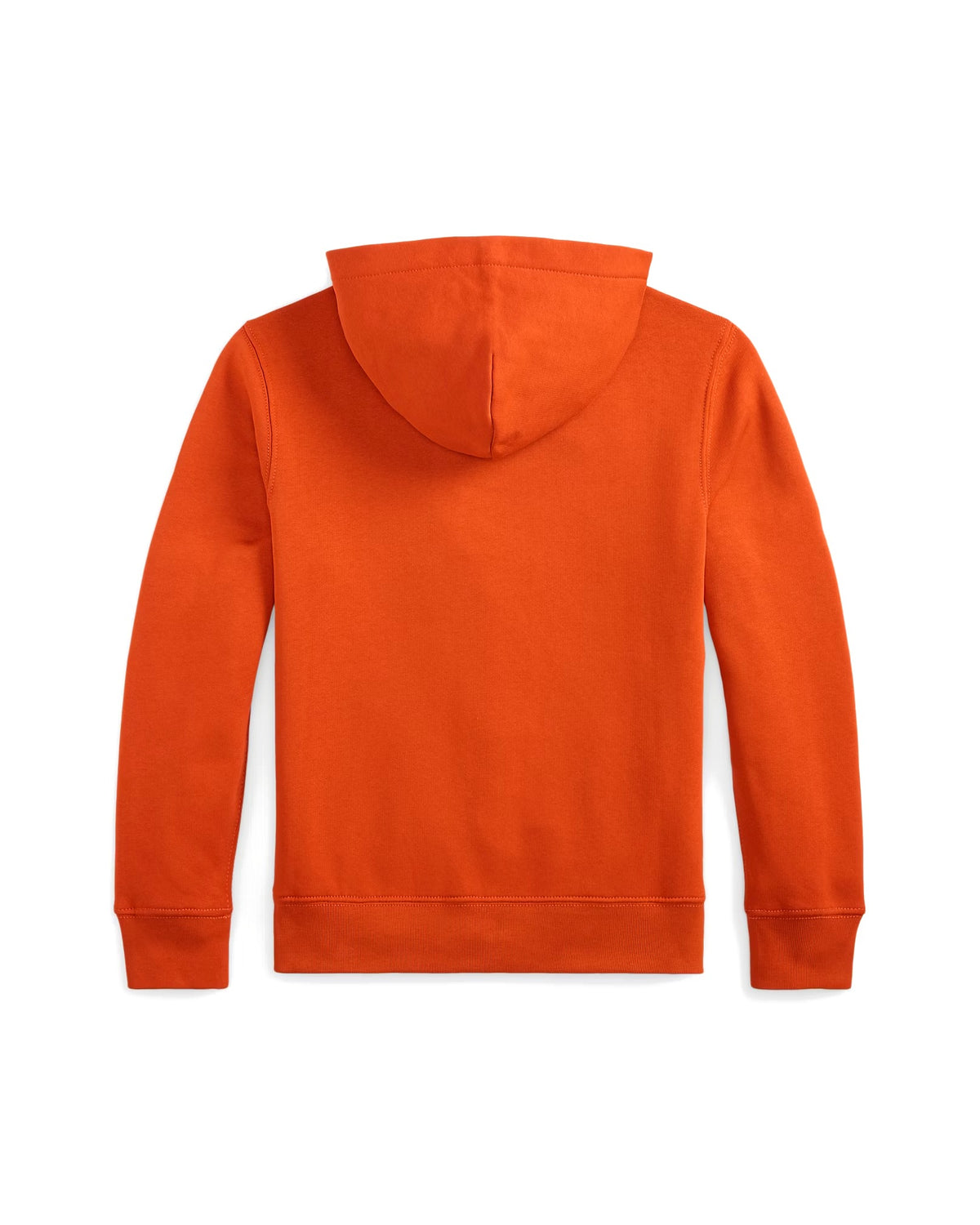 Polo Ralph Lauren Felpa arancione con zip e cappuccio