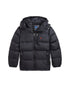 Polo Ralph Lauren Piumino Gorham nero opaco con cappuccio