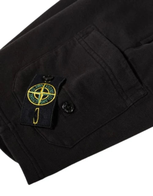 Stone Island Bermuda felpa nera