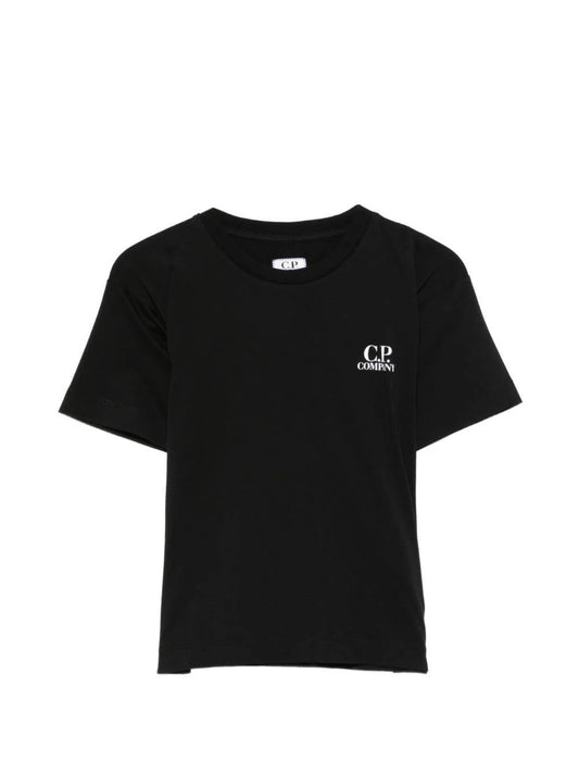 CP Company T-shirt nera con logo