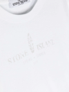 Stone Island T shirt maniche corte bianca logo grande