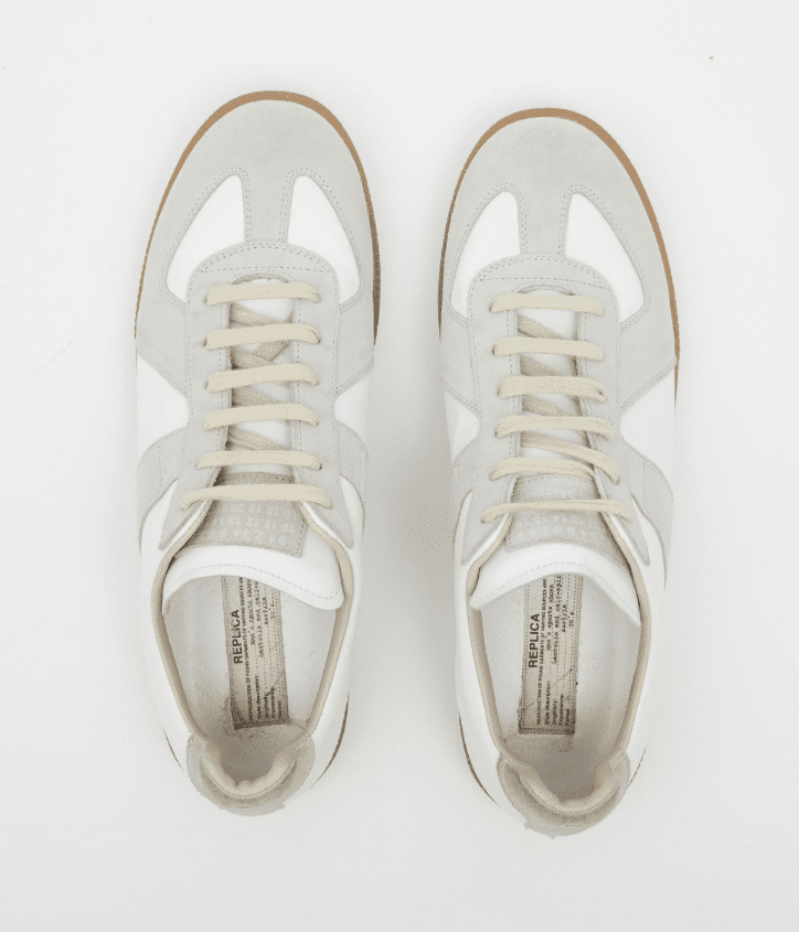 Maison Margiela Replica sneakers bianca con fondo biscotto | Al Monello - Barbieri